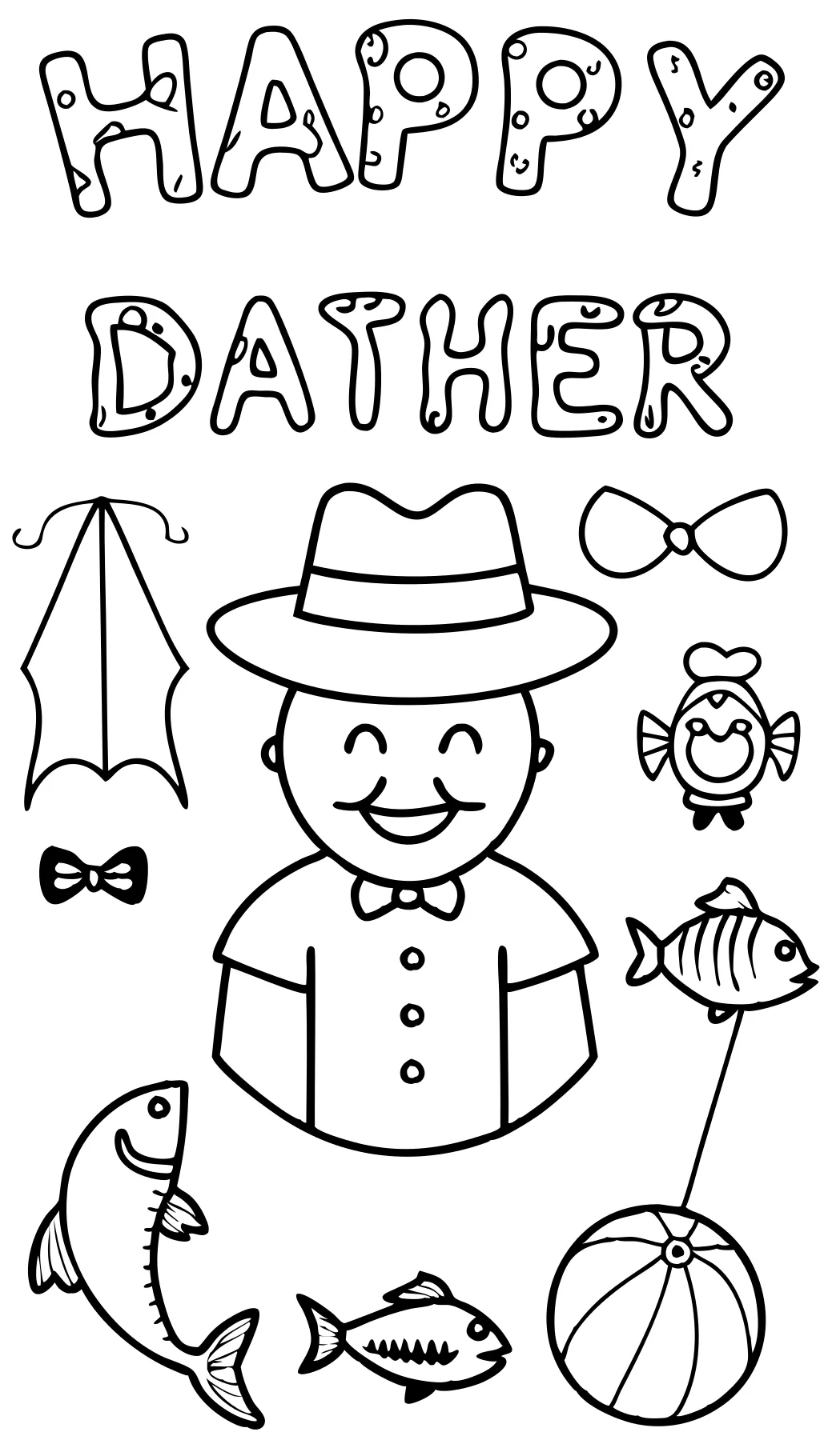 father’s day coloring pages free printable